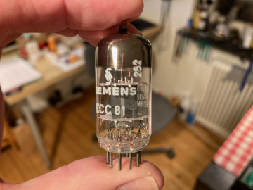 5 x Siemens ECC81 NOS sänkt pris!