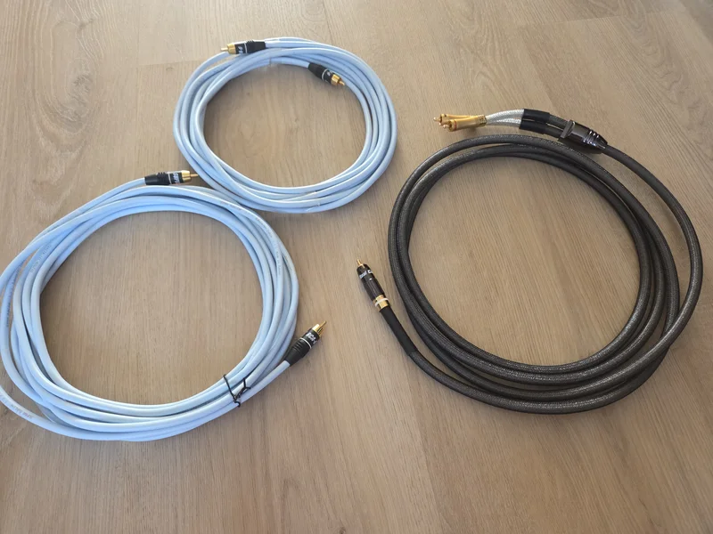 2st Supra sublink 6meter subkablar och en Real Cable Y-SUB 1801 3meter. - Billede 1 af 2