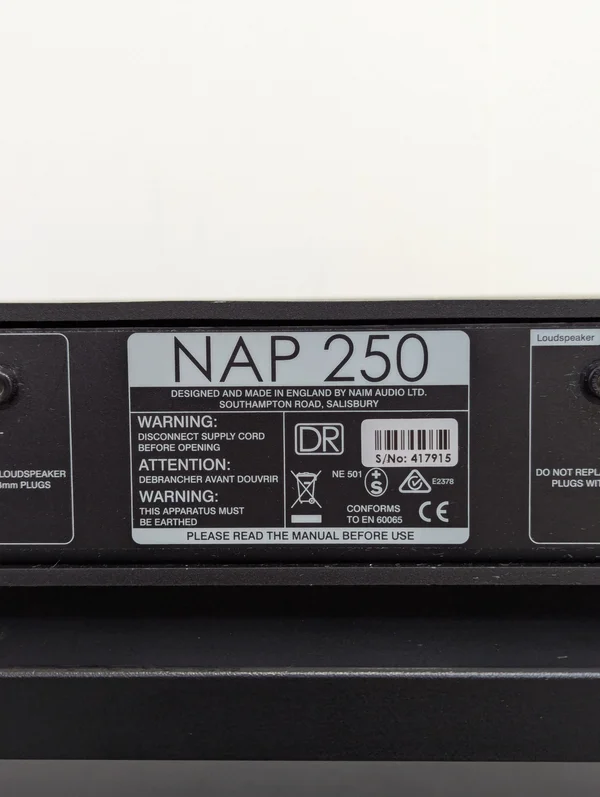 Naim Audio NAP 250 DR Naim Audio NAP 250 DR - Billede 6 af 13
