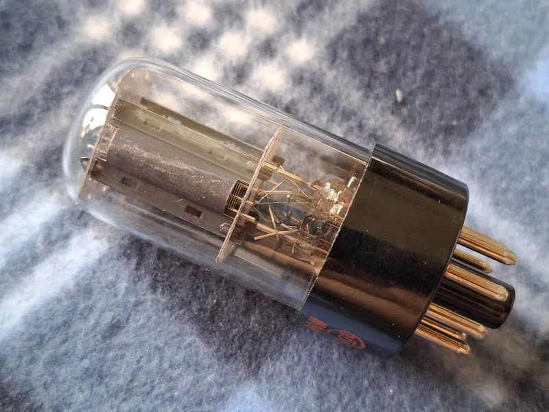 RCA 6SL7GT Black Plate &ndash; NOS Matchat Par &ndash; Originalkartonger - Billede 7 af 7