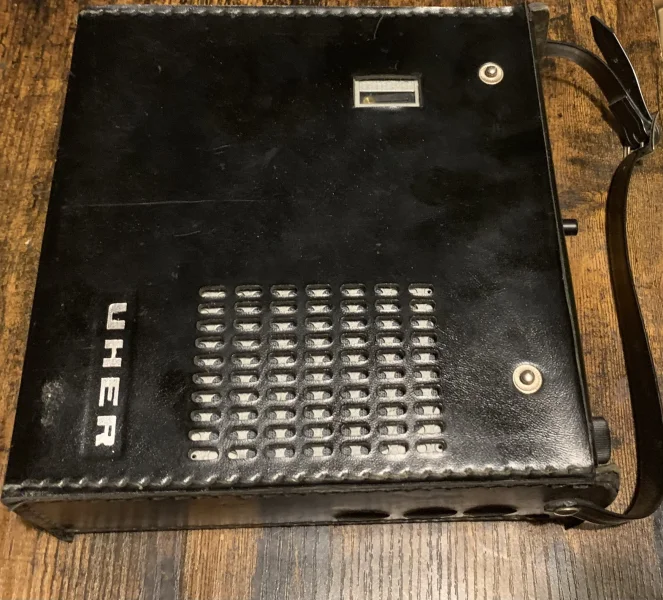 Uher CR 210 Stereo &ndash; portabel vintage kassettbandspelare/auto-reverse, bra skick - Bild 1 av 2