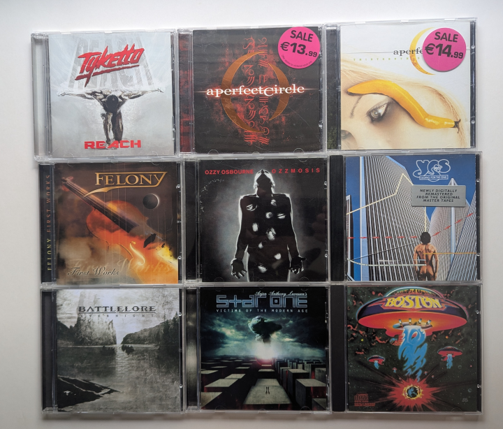 Div rock / prog rock CD 30:- st