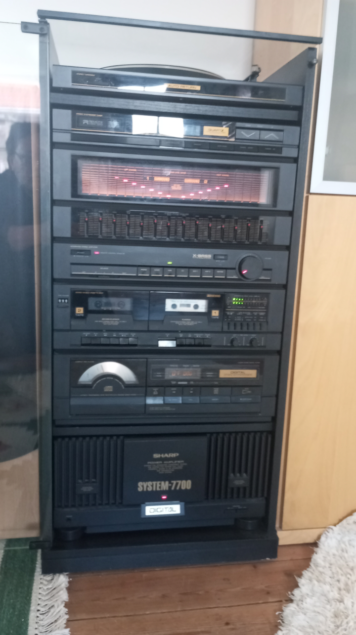 Sharp System -7700 Power Amplifer 150w