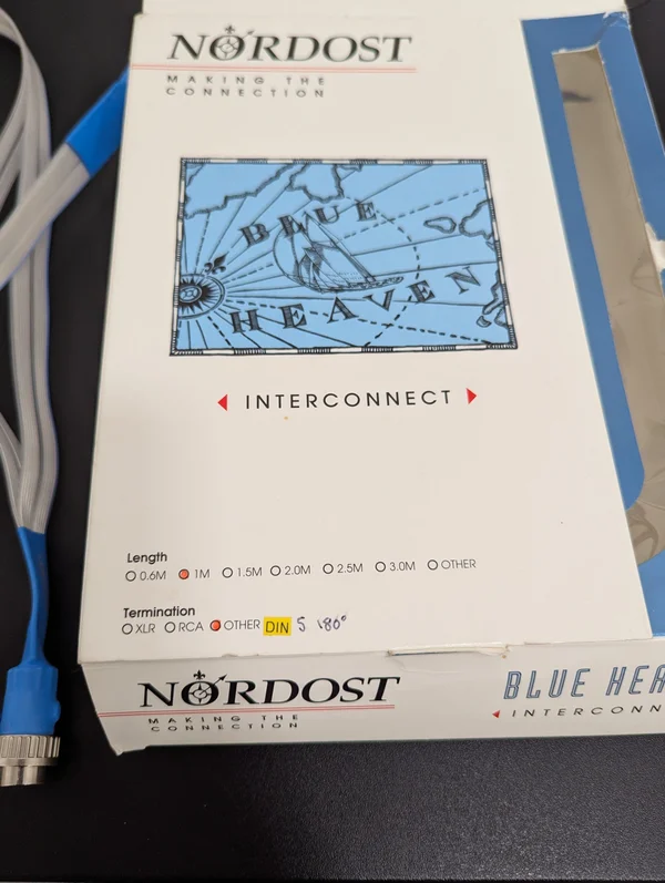 Nordost Blue Heaven interconnect DIN 5 Nordost Blue Heaven interconnect DIN 5 - Bild 7 av 9