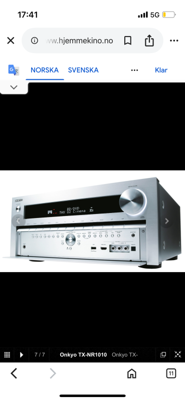 Onkyo TX-NR1010 - Bild 2 av 3