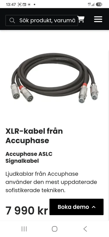 Accuphase referens kablar Accuphase referens kablar - Bild 2 av 3