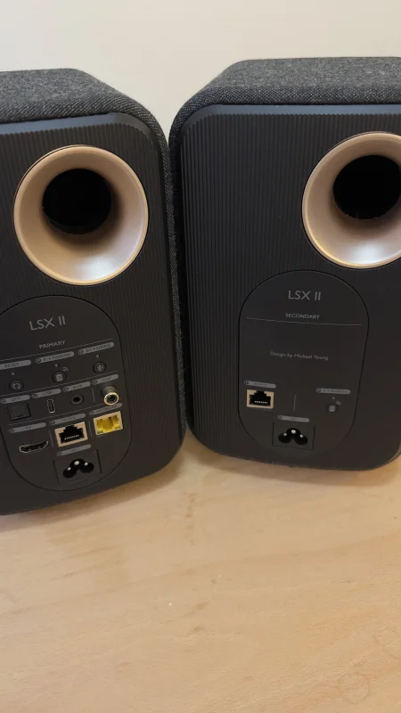 KEF LSX II svart tyg - Bild 2 av 4
