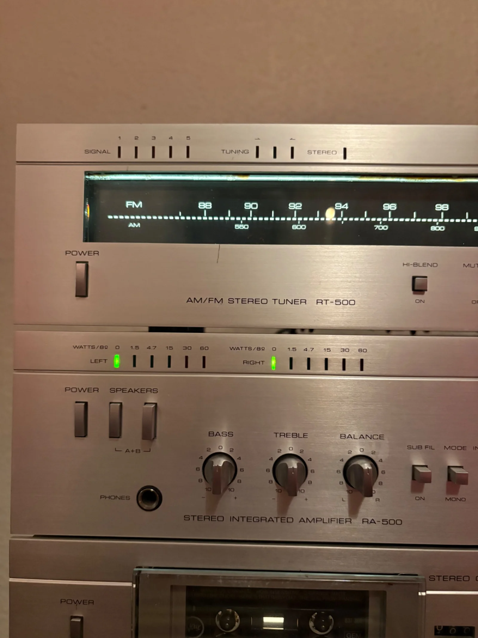 Rotel RA-500 + RD-500 + RT-(00 - Bild 4 av 15