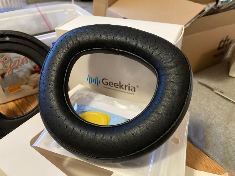Fårskinnsdynor Sennheiser HD800 - Bild 1 av 5