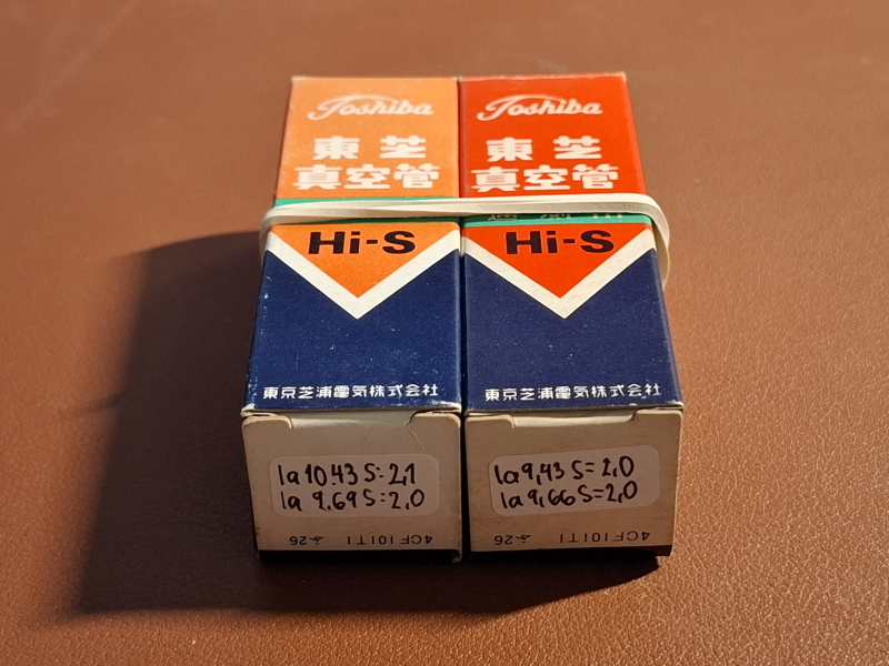 12au7 / Ecc82 Toshiba Hi-S. NOS Matchat Par - Bild 2 av 7