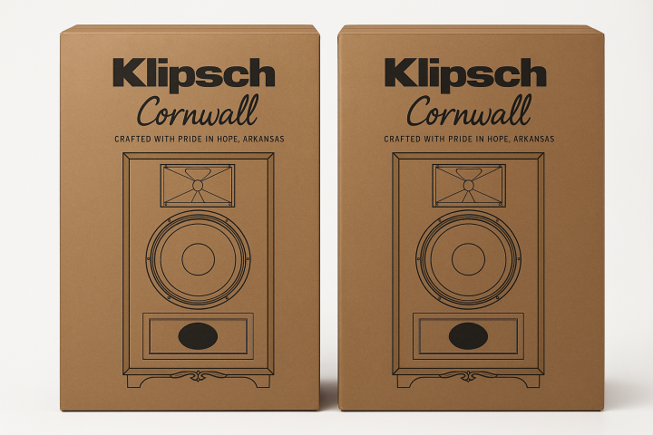 Originalkartong Klipsch Cornwall IV par