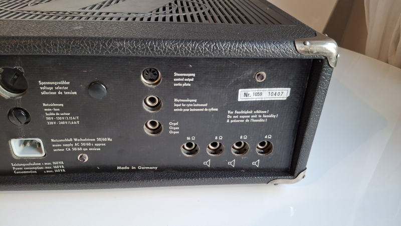 DYACORD IMPERATOR  Vintage Gitarr R&ouml;rf&ouml;rst&auml;rkare - Bild 5 av 9