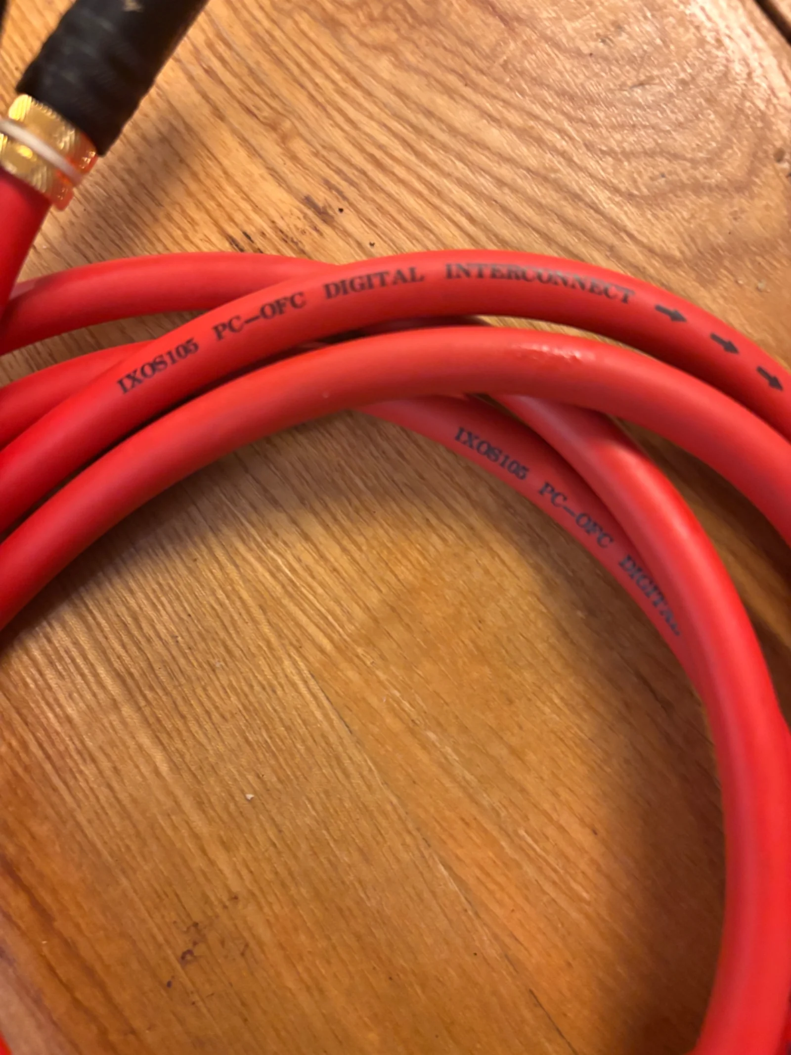 IXOS 105 coax RCA. 1 meter 2 par - Billede 1 af 2