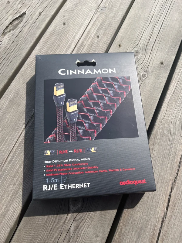Audioquest cinnamon Ethernet 1,5m  - Bild 1 av 1