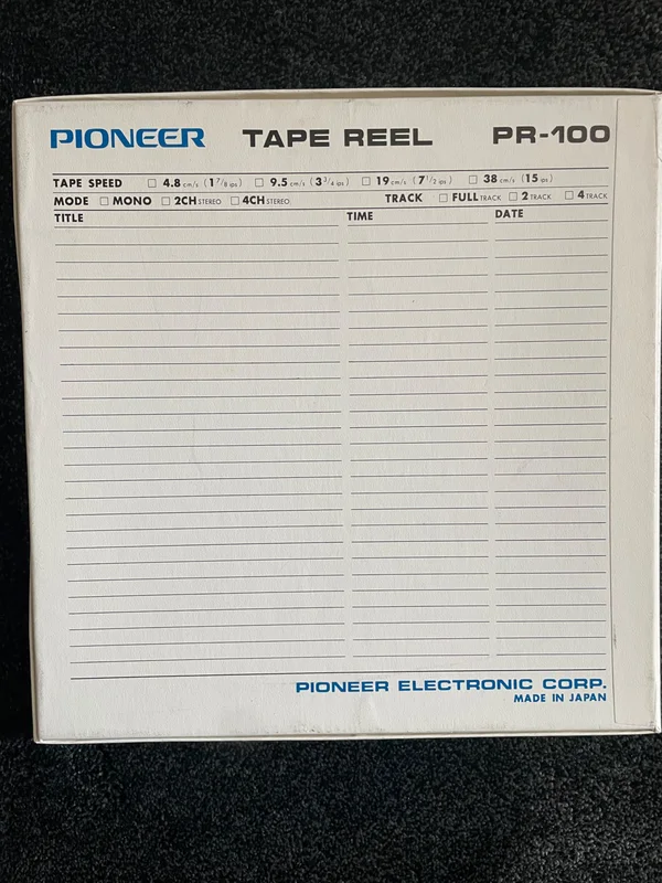 Pioneer Tape Reel PR-100 - Bild 4 av 4