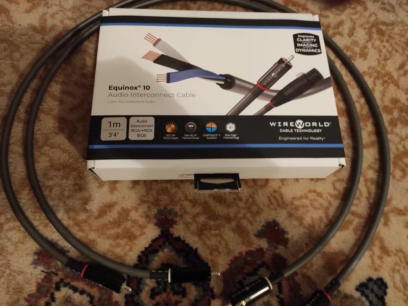 Wireworld Equinox10 1m rca signalkabel - Bild 1 av 2