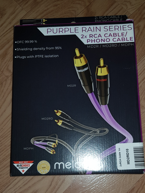 Melodika Brown Sugar högtalarkabel + RCA - Bild 3 av 5