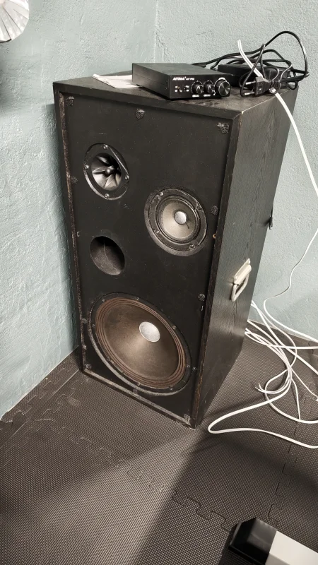 Hemmabyggda h&ouml;gtalare plus kompakt f&ouml;rst&auml;rkare  - Bild 3 av 3