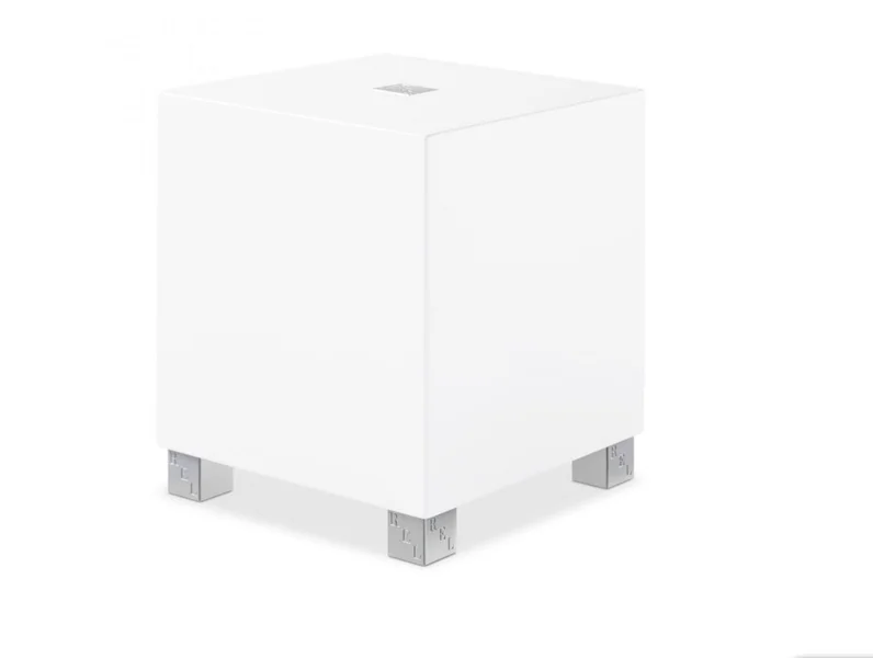 REL T5i Subwoofer &ndash; Vit h&ouml;gblank &ndash; Mycket fint skick - Bild 1 av 8