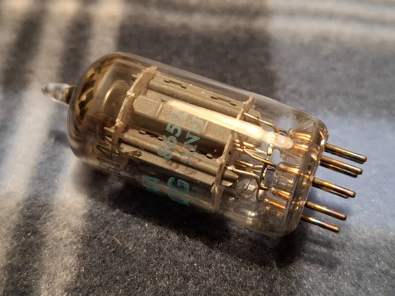 Philips JAN ECG 5814A / ECC82 Matchat Par NOS (Joint Army Navy) - Bild 8 av 9