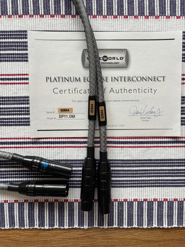 Wireworld Platinum Eclipse (6) xlr 1 meter Wireworld Platinum Eclipse (6) xlr 1 meter - Bild 3 av 5