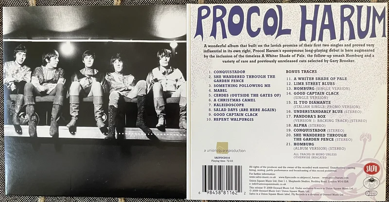 Procol Harum - Procol Harum (CD) Procol Harum - Procol Harum (CD) - Bild 3 av 4