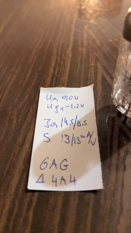 Matched quad Telefunken/Phillips ECC88 - Bild 8 av 9