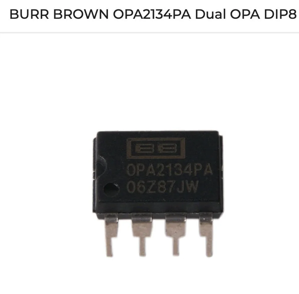 BURR BROWN OPA2134PA Dual OPA DIP8 till fosi m.m - Bild 1 av 1