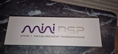 Minidsp Umik-1 Measurement microphone.