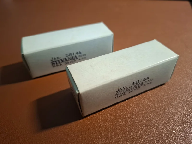 Matchat par Sylvania JAN 5814A / ECC82 / 12AU7 – Militärspecifikation Matchat par Sylvania JAN 5814A / ECC82 / 12AU7 – Militärspecifikation - Kuva 2 / 7