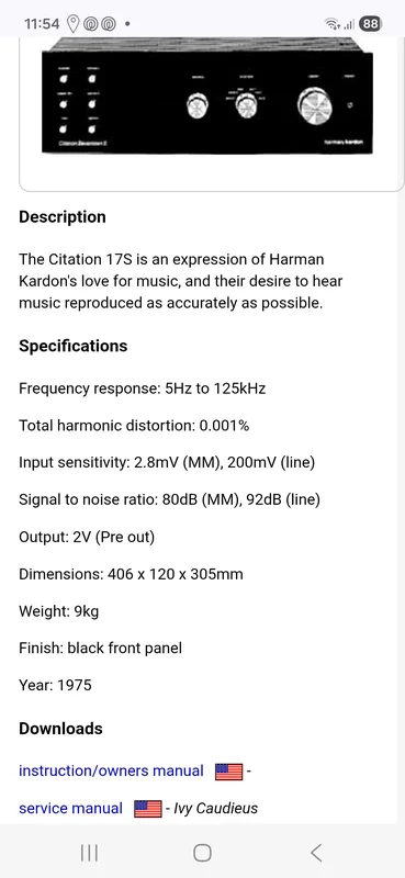 Threshold 400A + Harman Kardon 17S Threshold 400A + Harman Kardon 17S - Bild 8 av 10