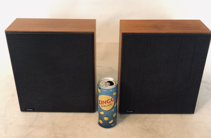 Luxor minihögtalare i nyrestaurerat toppskick.
