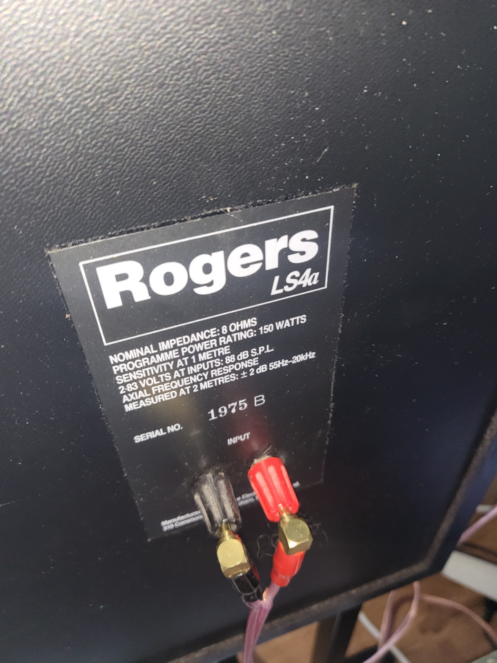 Rogers ls4a + stativ