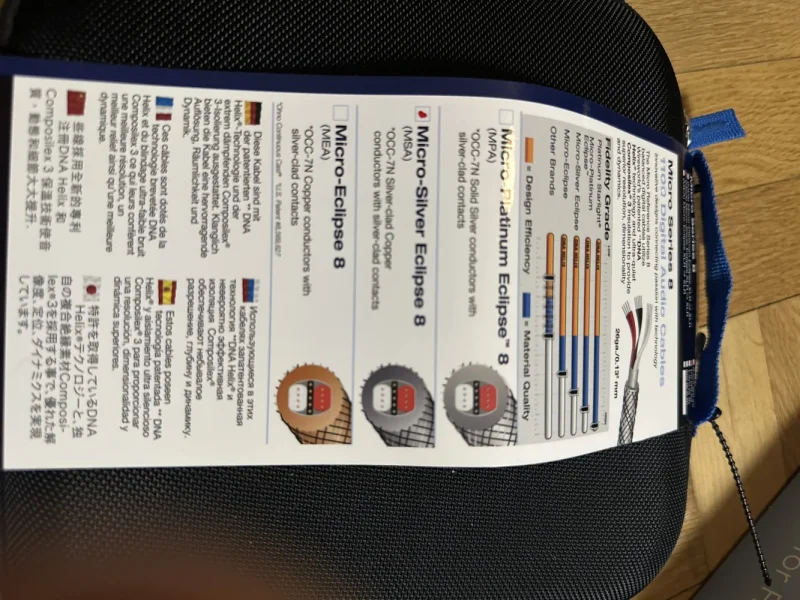 Wireworld Eclipse silver micro Ars/Ebu digitalkabel - Bild 2 av 4