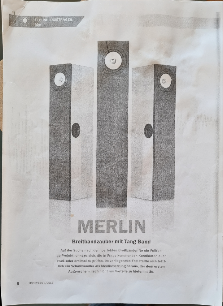  Merlin med Tang Band W5-2143