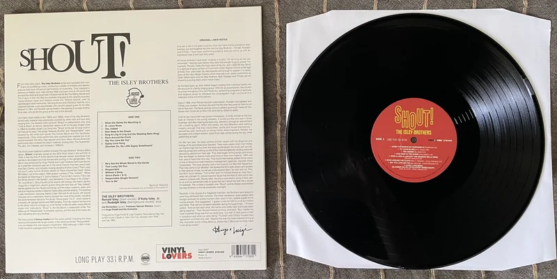 The Isley Brothers - Shout! (LP) The Isley Brothers - Shout! (LP) - Bild 2 av 2