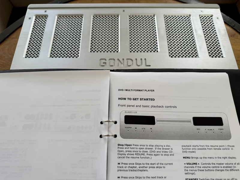 Bladelius GONDUL MK3 - Multiformatspelare (bl a SACD) - Bild 5 av 6