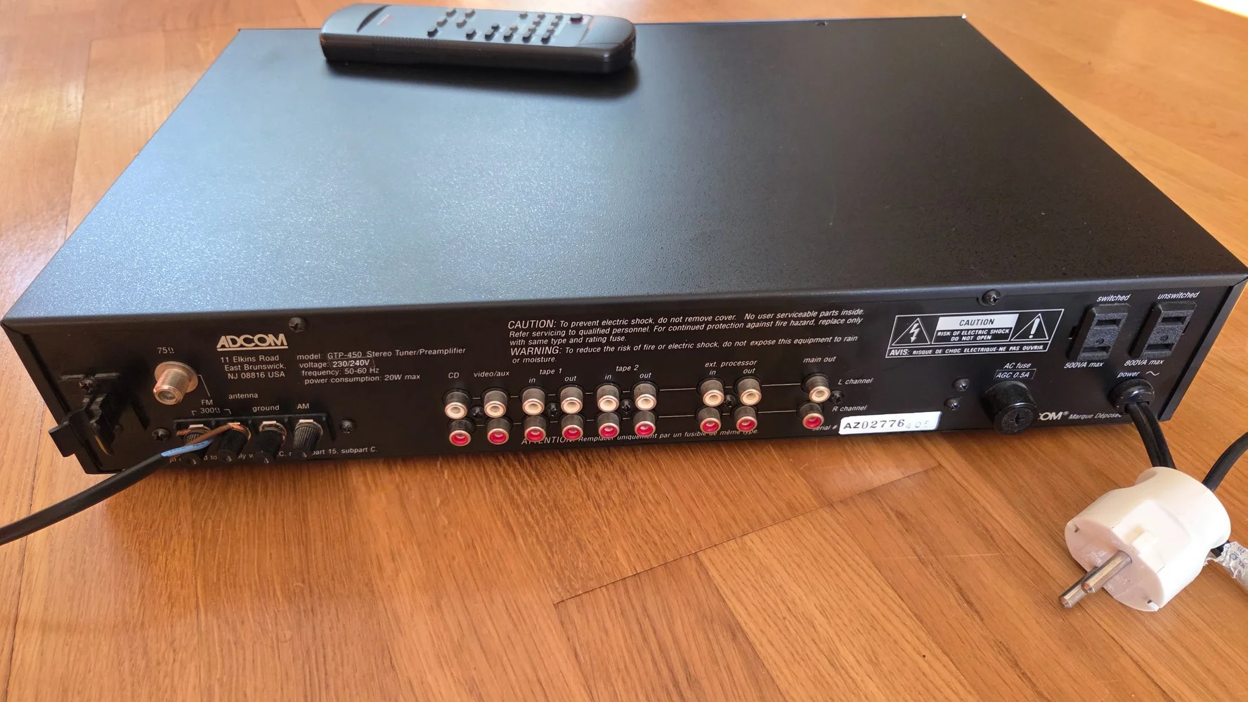 Adcom GTP-450 Adcom GTP-450 - Bild 2 av 2