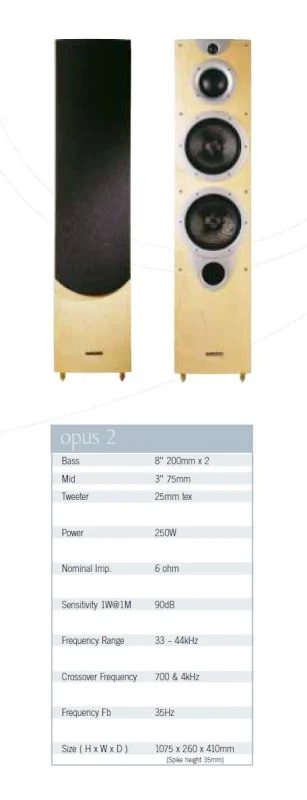 Wharfedale Opus 2 golvhögtalare *nya* Wharfedale Opus 2 golvhögtalare *nya* - Bild 4 av 7