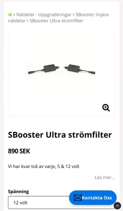 Sbooster ultra 12v.