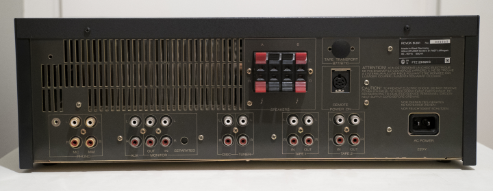 Revox B251 Stereo Integrated Amplifier (1985)