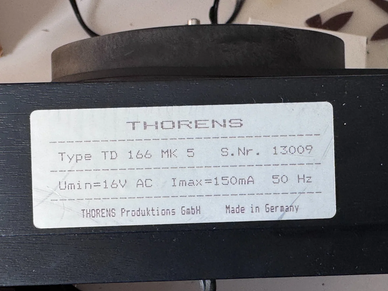Thorens TD 166 Mk V &ndash; fullt fungerande kvalitetsskivspelare - Bild 12 av 16