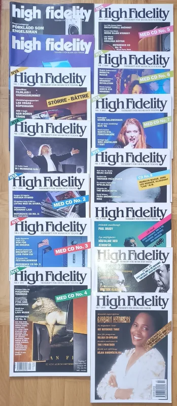 High Fidelity Tidningar - Diverse &Aring;rg&aring;ngar fr&aring;n 90-talet - Bild 2 av 2