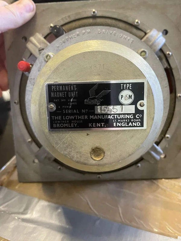 Lowther P6M h&ouml;gtalare UK - Bild 3 av 3