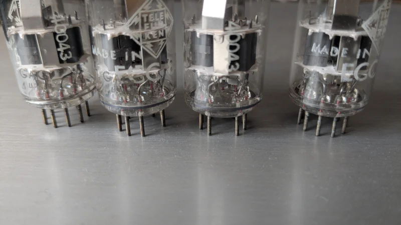Matched quad Telefunken/Phillips ECC88 - Bild 5 av 9