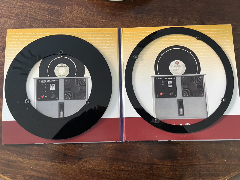 Adapter rings for Audiodesk Systeme record cleaner - Bild 2 av 5