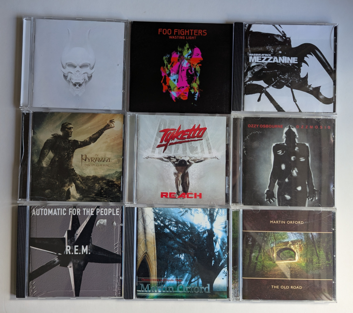 Div rock / prog rock CD 30:- st