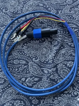 REL BASSLINE BLUE SUBWOOFERKABEL