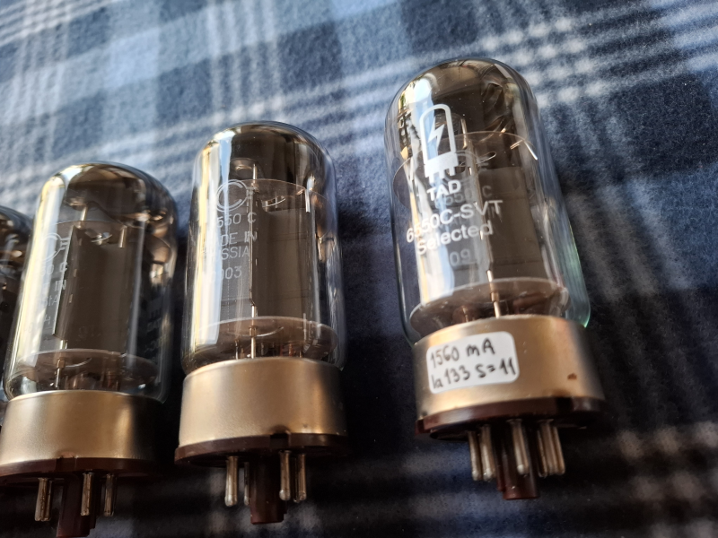 6550 (KT88) Svetlana Winged =C= NOS Matchad kvartett (TAD) - Bild 7 av 7