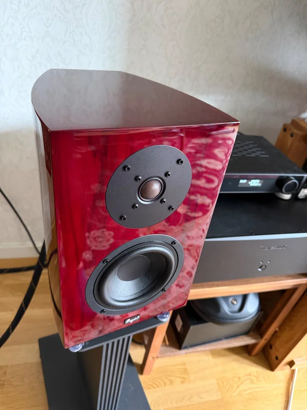 Cayin LYRE T30 MK2 H&ouml;gklassiga stativh&ouml;gtalare i toppskick, 8 Ohm - Bild 1 av 7